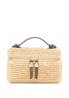 Tory Burch raffia mini bag - Neutrals