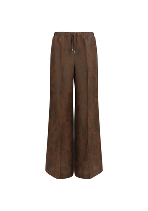 True Royal floral trousers - Brown