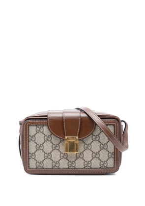 Gucci Pre-Owned 2000-2015 Mini GG Supreme Clasp crossbody bag - Neutrals