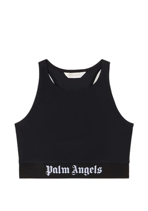 Palm Angels logo band racerback top - Black