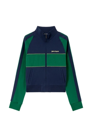 Palm Angels Classic logo zipped sweater - Blue