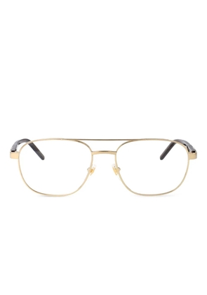 Gucci Eyewear pilot-frame glasses - Gold