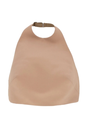 Mugler halter-neck backless top - Neutrals