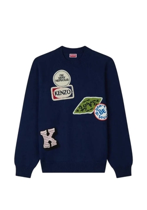 Kenzo appliqué sweatshirt - Blue