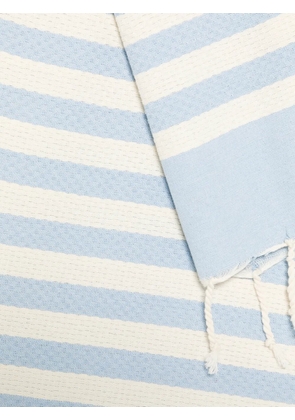 MC2 Saint Barth Foutas striped beach towel - Blue