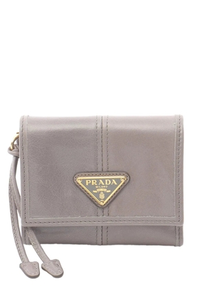 Prada Pre-Owned 2013-2026 Leather Wallet small wallets - Grey