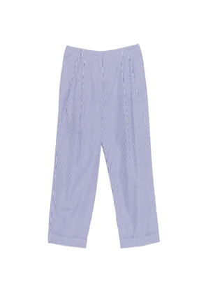 Vivetta striped pleated trousers - Blue