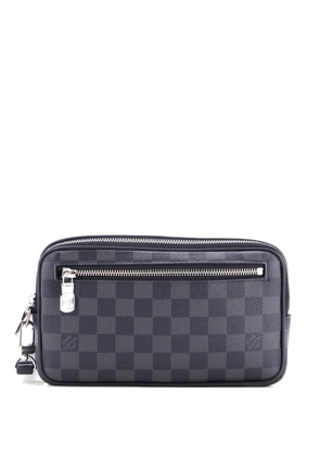 Louis Vuitton Pre-Owned Alpha Damier Graphite clutch bag - Black