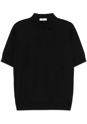 PT Torino fine-knit polo shirt - Black