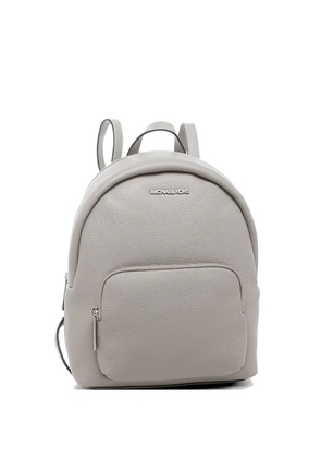 Michael Kors Erin pebbled leather backpack - Grey