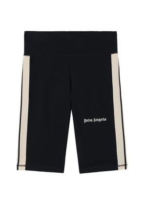 Palm Angels logo track biker shorts - Black