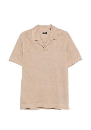 Zegna V-neck T-shirt - Neutrals