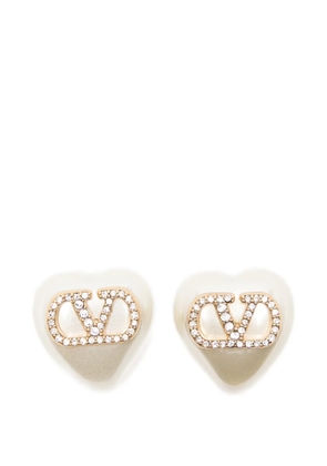 Valentino Garavani heart-motif earrings - Gold