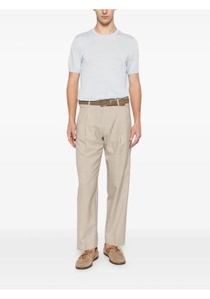 Tagliatore Josh fine-knit T-shirt - Blue