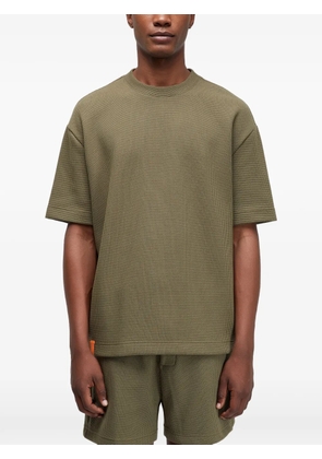 Osklen waffle-texture T-shirt - Green