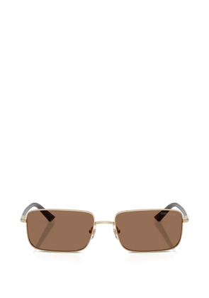 Jimmy Choo Eyewear Gavin rectangle-rectangle sunglasses - Gold