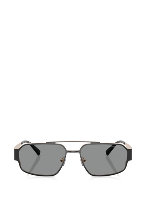 Michael Kors Cape Town rectangle-frame sunglasses - Black