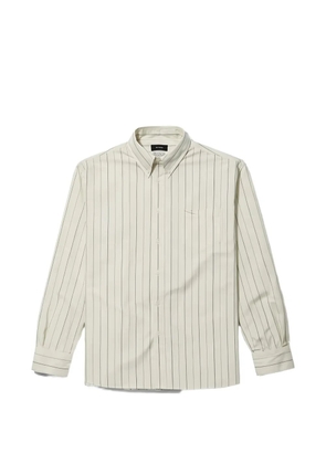 Willy Chavarria Veterano striped shirt - Neutrals