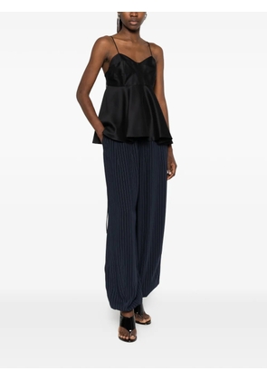 Róhe bustier peplum top - Black