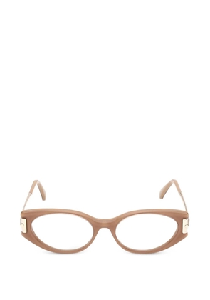 Max Mara Eyewear oval-frame glasses - Neutrals