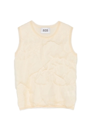 ALPHA STUDIO quilted top - Neutrals