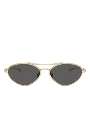 Tiffany & Co Eyewear oval-frame sunglasses - Gold