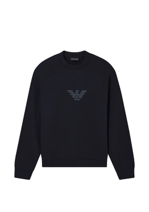 Emporio Armani logo-detail sweatshirt - Blue