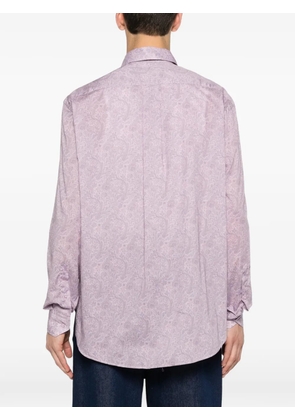 ETRO Paisley-print button-down shirt - Purple