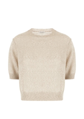 Brunello Cucinelli sequin knitwear - Neutrals