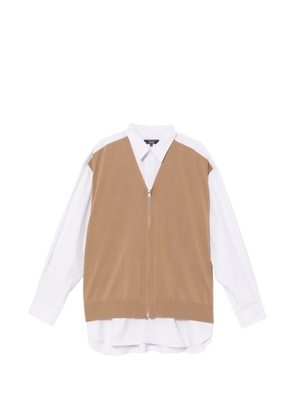 Comme des Garçons Homme striped shirt - White