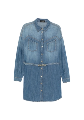 PINKO front pocket belted dress - Blue