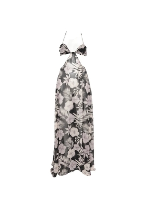 PINKO Kermesse floral-print maxi dress - Black