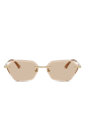 Jimmy Choo Eyewear JC4022J geometric-frame sunglasses - Neutrals