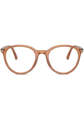 Persol round-frame glasses - Brown