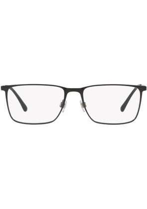 Giorgio Armani matte square-frame glasses - Black
