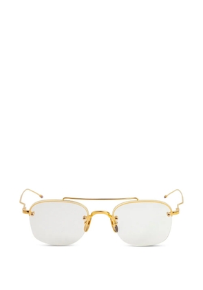 Thom Browne Eyewear pilot-frame glasses - Gold