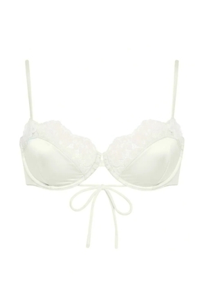 MONTCE x Elsa Hosk Lena bow-detail bikini top - Blue