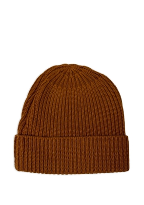 Emiliano Rinaldi ribbed hat - Brown