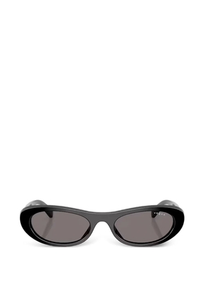 Vogue oval-frame sunglasses - Black