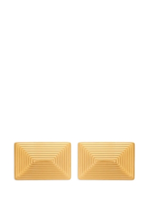 Heaven Mayhem Celeste rectangle earrings - Gold