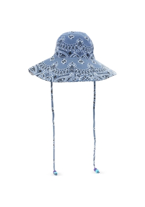 Call It By Your Name bandana print reversible hat - Blue