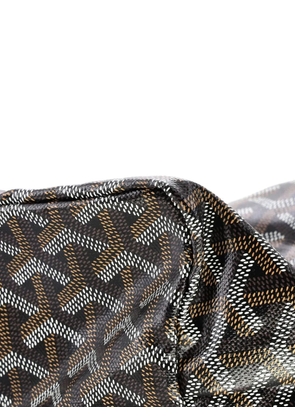 Goyard Pre-Owned Saint Louis Printed Coated Canvas PM tote bag - Black