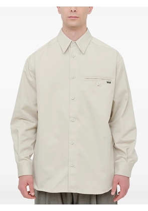 MM6 Maison Margiela pocket long-sleeve shirt - Neutrals