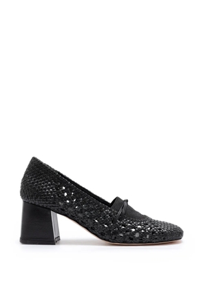 Sarah Chofakian Aswan woven strap sandals - Black