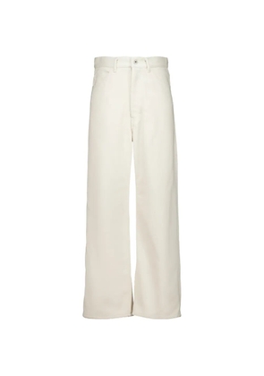 Auralee silk jeans - White