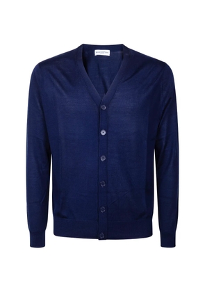 Ballantyne button V-neck cardigan - Blue