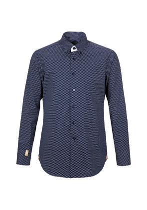 Billionaire Brody printed button-up shirt - Blue