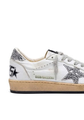Golden Goose Ball Star glitter-embellished sneakers - White
