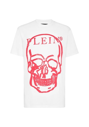 Philipp Plein skull-print T-shirt - White