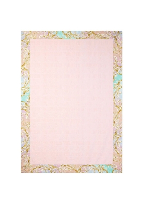 Philipp Plein baroque towel - Pink